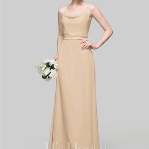 JJs House Champagne Bridesmaids Dress